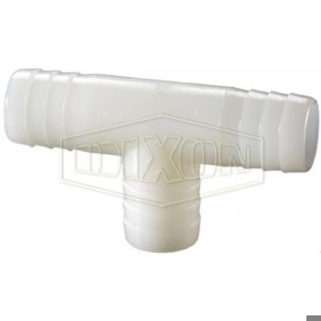 Dixon Tuff-Lite Tee, 1/4 in Nominal, Hose Run x Hose Branch End Style, Nylon TSSS222